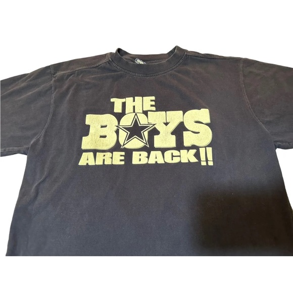 Cowboys Authentic Apparel Men’s Dallas Cowboys Short Sleeve Tee Blue Size Large - Picture 3 of 6